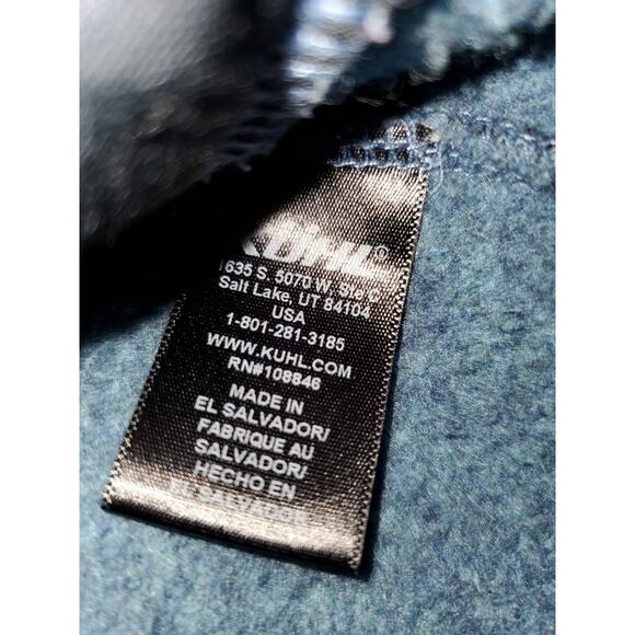 KÜHL Girls XS (5–6) Blue Fleece Jacket Sherpa Trim Full Zip Hoodie - Picture 4 of 9